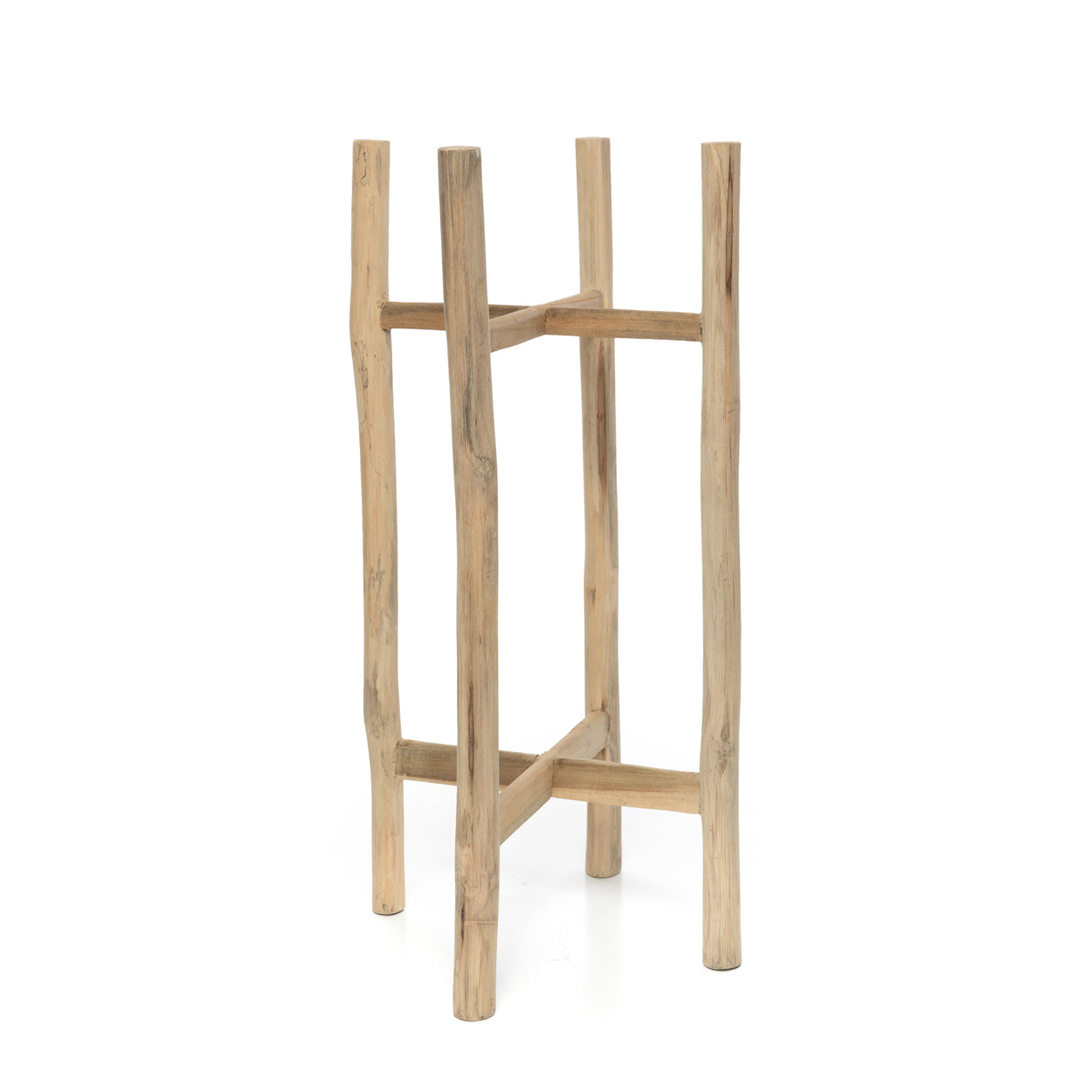 Bazar Bizar De Chalk Hoge Plantenbak - Beton Naturel - L