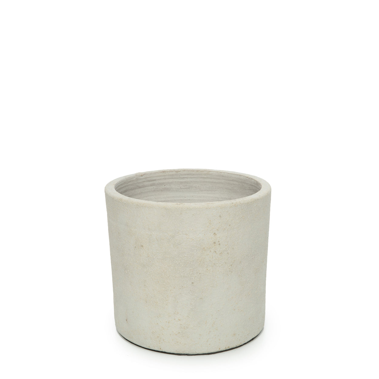 Bazar Bizar De Chalk Hoge Plantenbak - Beton Naturel - L