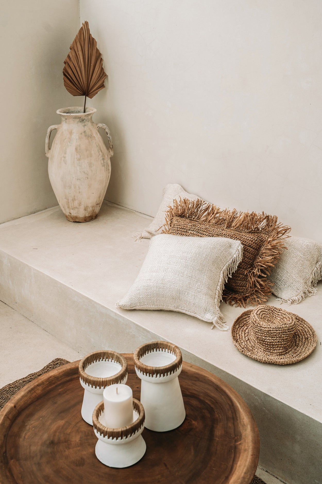 Bazar Bizar De Pretty Kaarsenhouder - Wit Naturel - M