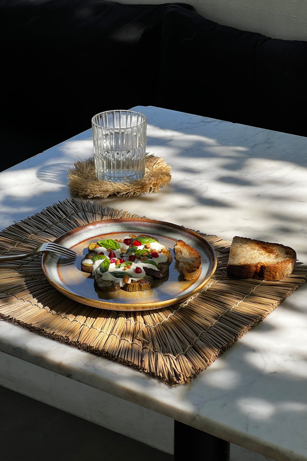 Bazar Bizar - De Alang Alang Placemat - Rechthoekig - Naturel