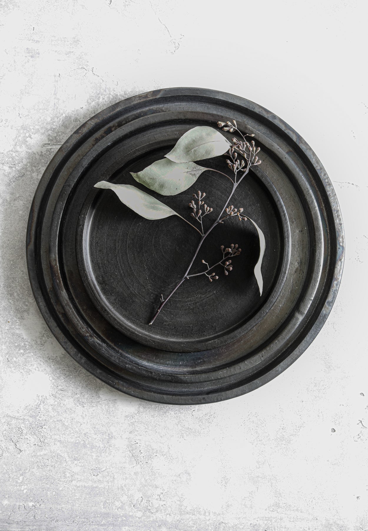 Bazar Bizar Het Terracotta Burned Bord - Zwart - L