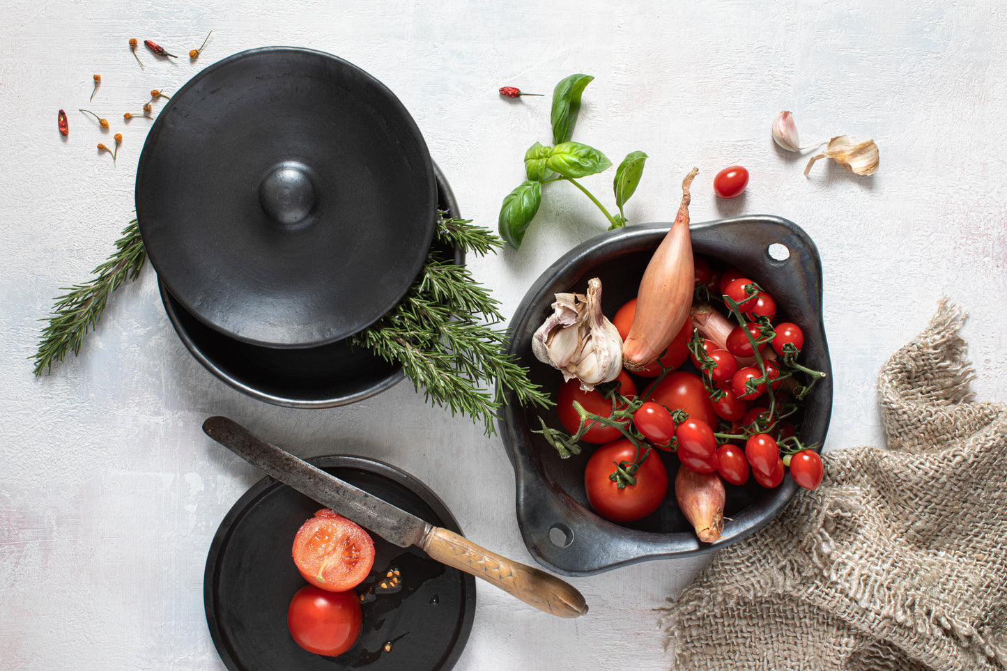 Bazar Bizar Het Burned Diep Bord - Zwart - M