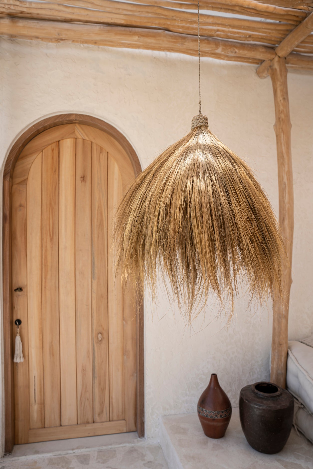 Bazar Bizar De Rayung Hut Hanglamp - Naturel - L