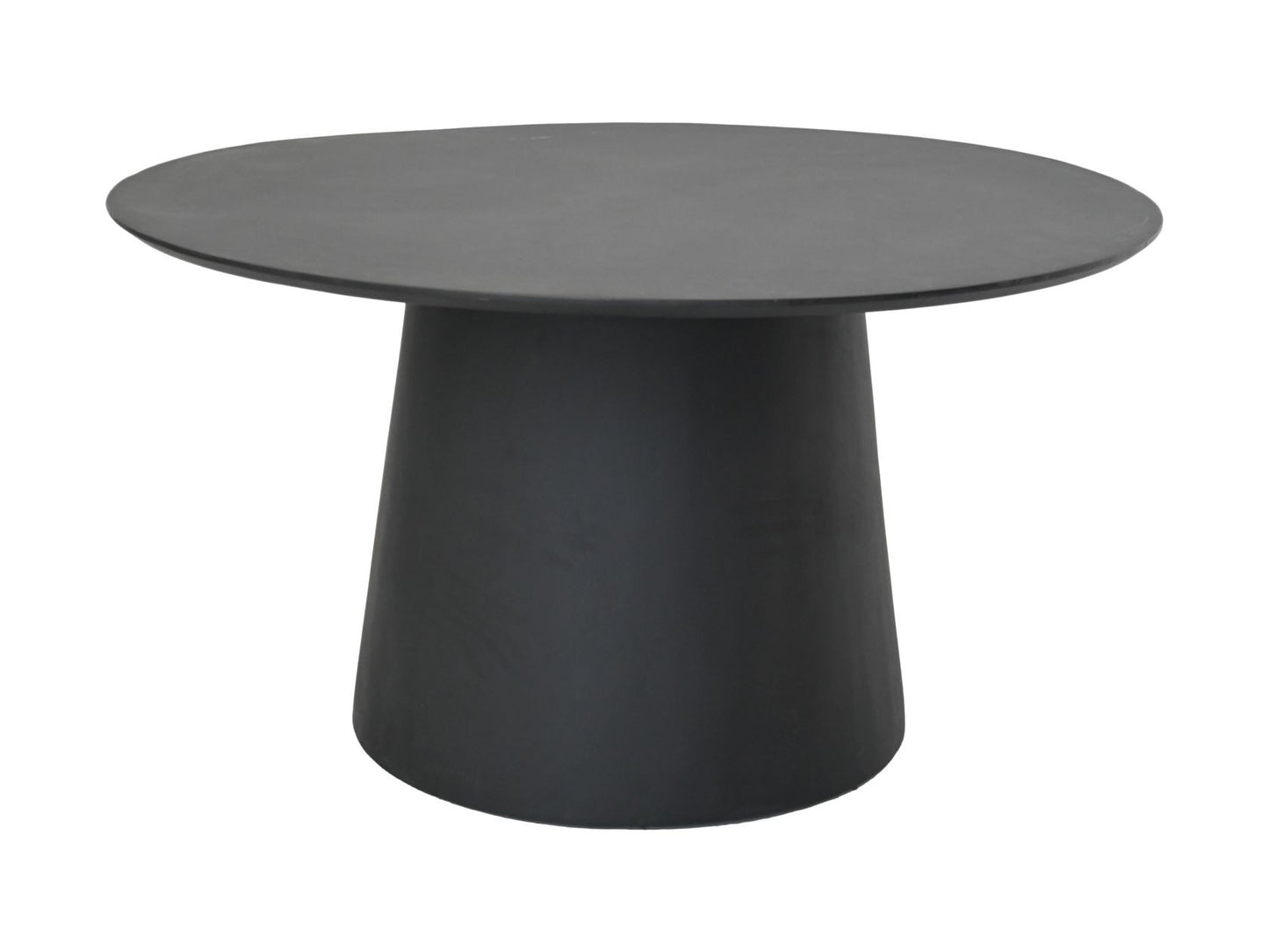 HSM Collection-Ronde Eettafel Drum-140X140X77-Zwart-Mango