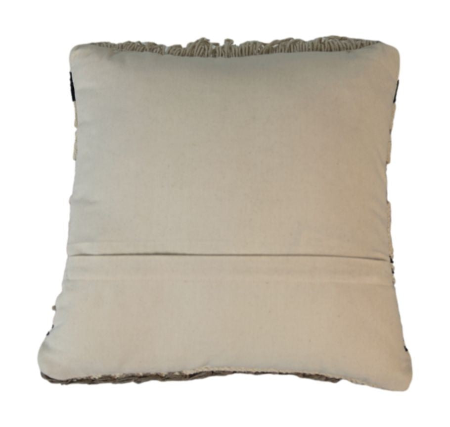 HSM Collection -Sierkussen - 45x45 - Naturel/zwart - Katoen