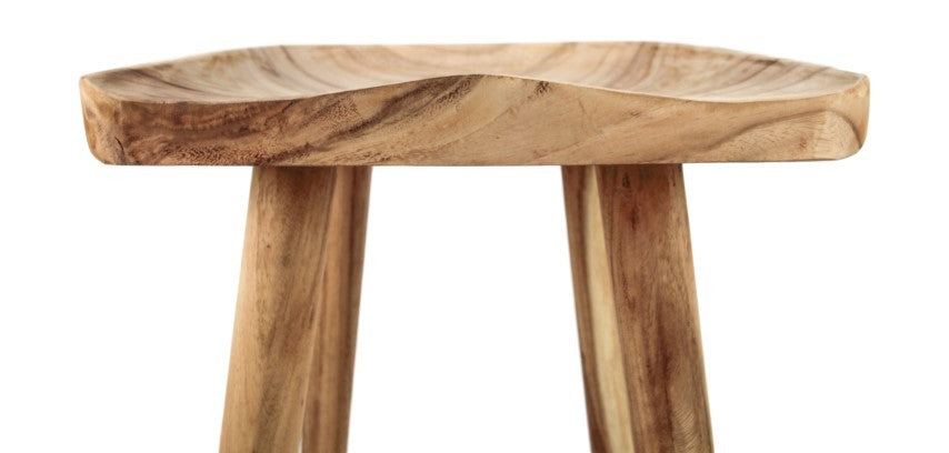 HSM Collection-Barstoel-42x36x75-Naturel-Munggur