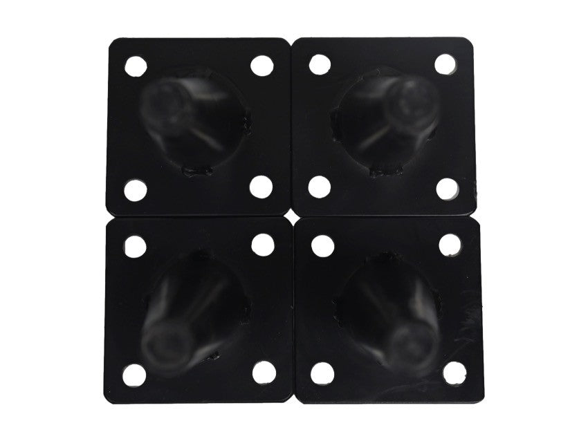 HSM Collection-Salontafelpoot S/4-2.5x10x20-Zwart-Metaal