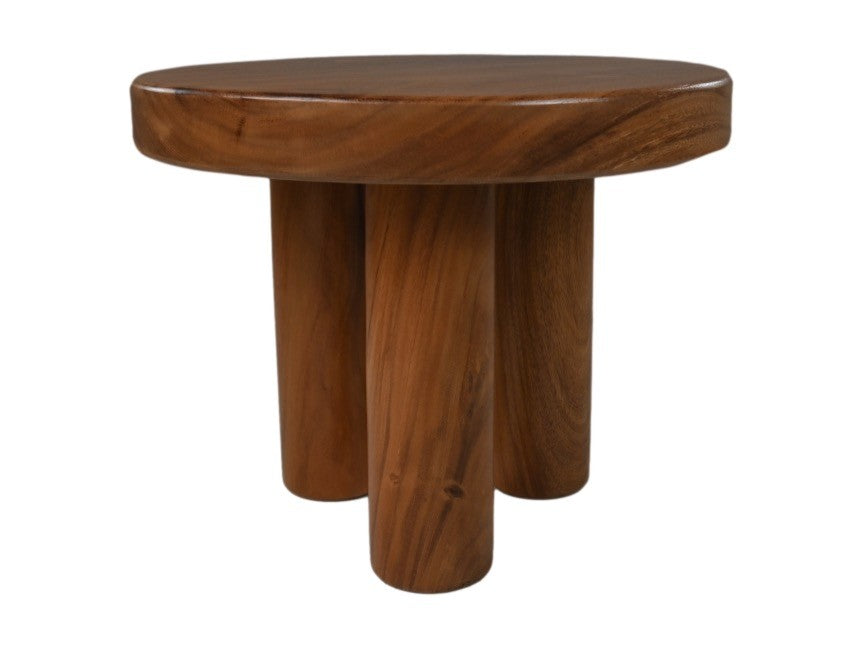 HSM Collection-Ronde Salontafel-Ø50*40-Bruin-Munggur