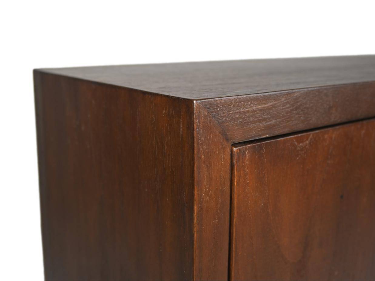 HSM Collection-Tv Meubel 3 Deur-160x42x55-Bruin-Teak Fineer