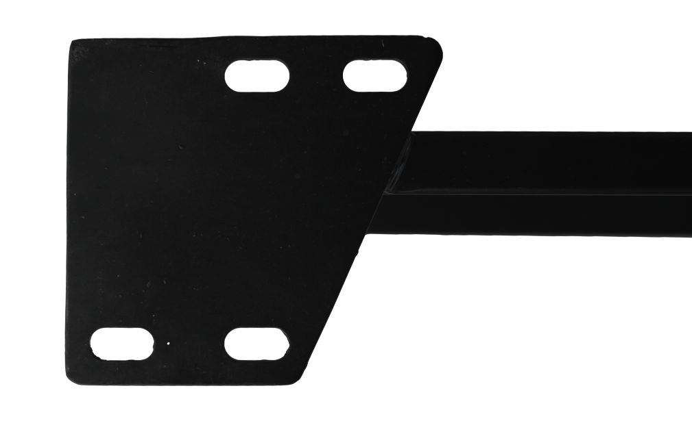 HSM Collection-Tafelpoot Model U S/2-70x10x72 ( 75x75 mm )-Zwart-Metaal
