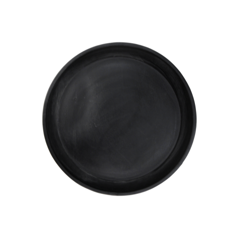 HSM Collection-Ronde Bijzettafel Ventura-ø40x42-Zwart-Mango/Metaal