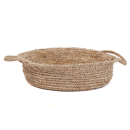 Bazar Bizar  Raffia Mand - Naturel - L