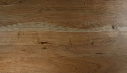 HSM Collection -Ovale tafel Santorini - 220x100x76 - Naturel/zwart - Acacia/meta