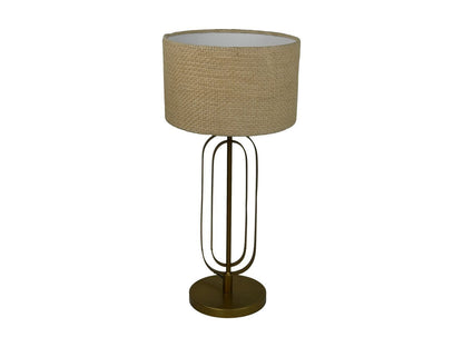HSM Collection-Ronde Lampenkap-ø32x20-Creme-Jute