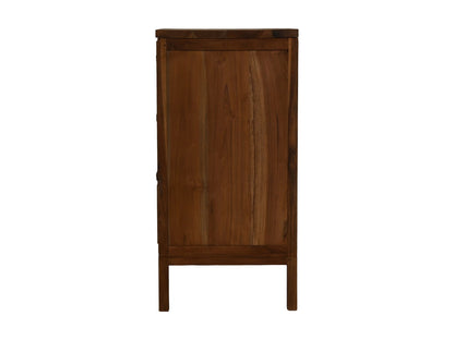 HSM Collection-Dressoir 3 La-90x42x85-Naturel-Rotan/Teak