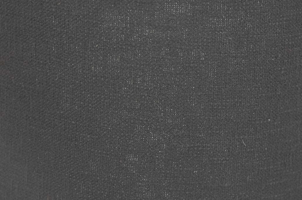 HSM Collection-Ronde Lampenkap-ø42x28-Zwart-Jute/Wol