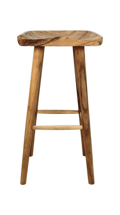 HSM Collection-Barstoel-42x36x75-Naturel-Munggur