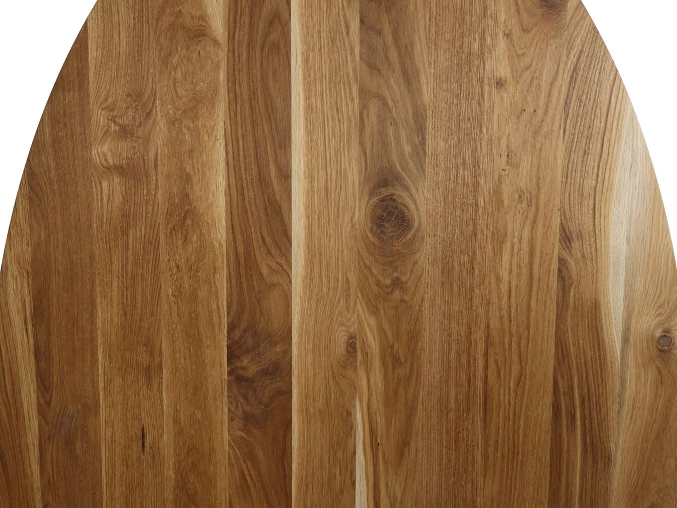 HSM Collection-Ovaal Tafelblad-220x110x4-Naturel-Eiken