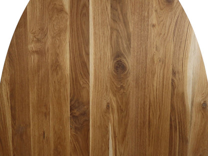 HSM Collection-Ovaal Tafelblad-220x110x4-Naturel-Eiken