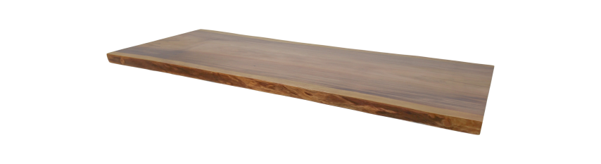 HSM Collection-Rechthoekig Tafelblad-250x80-100x6-Bruin-Munggur