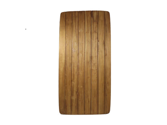 HSM Collection-Danish Ovaal Tuintafelblad-180x100x3-Naturel-Teak