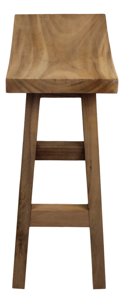 HSM Collection-Barstoel Osaka-48x30x75-Naturel-Munggur