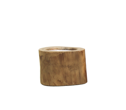 HSM Collection-Kaars Teak Small-ø8x8-Naturel-Teak