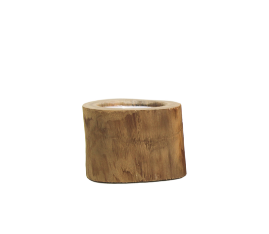 HSM Collection-Kaars Teak Small-ø8x8-Naturel-Teak