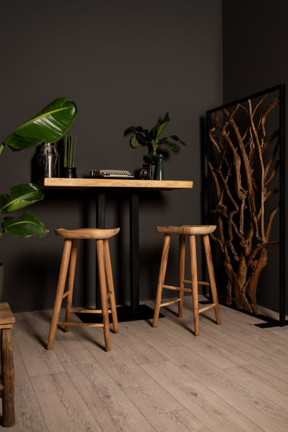 HSM Collection-Barstoel-42x36x75-Naturel-Munggur