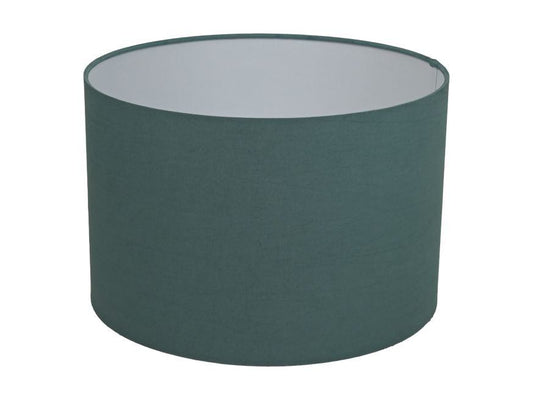 HSM Collection-Ronde Lampenkap-ø42x28-Blauw-Katoen
