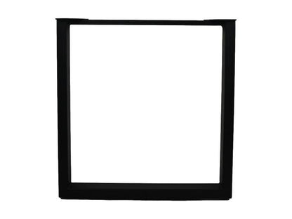 HSM Collection-Tafelpoot Model U S/2-70x8x72 (80x40 mm)-Zwart-Metaal