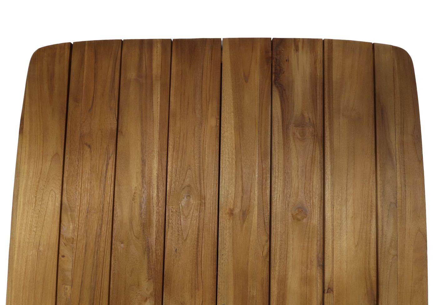 HSM Collection-Danish Ovaal Tuintafelblad-180x100x3-Naturel-Teak