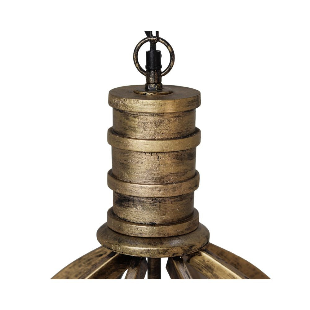 HSM Collection-Hanglamp-ø40x50-Goud-Metaal