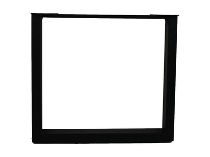 HSM Collection-Tafelpoot Model U S/2-80x10x72 (100x50mm)-Zwart-Metaal