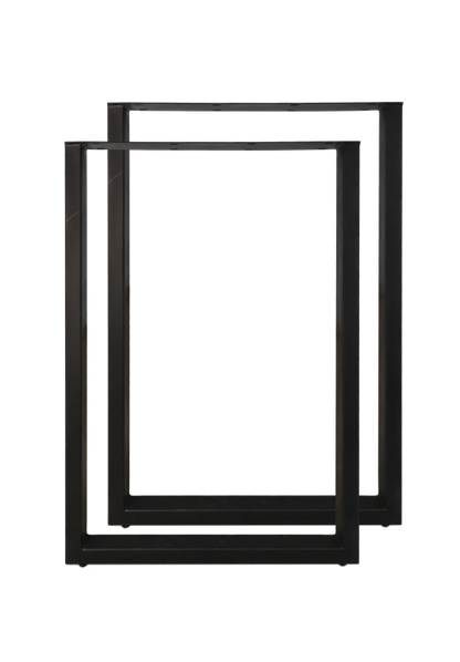 HSM Collection-Bartafelpoot Model U S/2-70x10x104-Zwart-Metaal