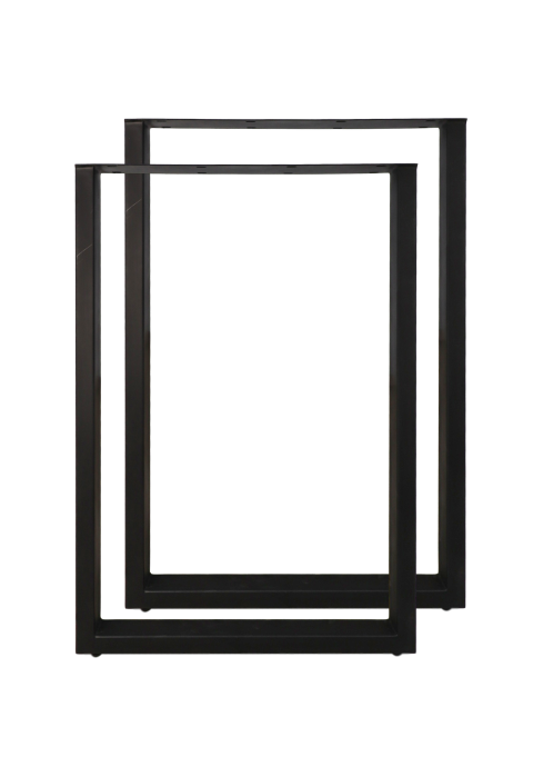 HSM Collection-Bartafelpoot Model U S/2-70x10x104-Zwart-Metaal