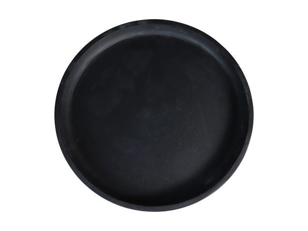 HSM Collection-Ronde Bijzettafel Drum-45x45x50-Zwart-Mango