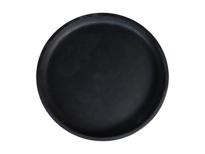 HSM Collection-Ronde Bijzettafel Drum-45x45x50-Zwart-Mango