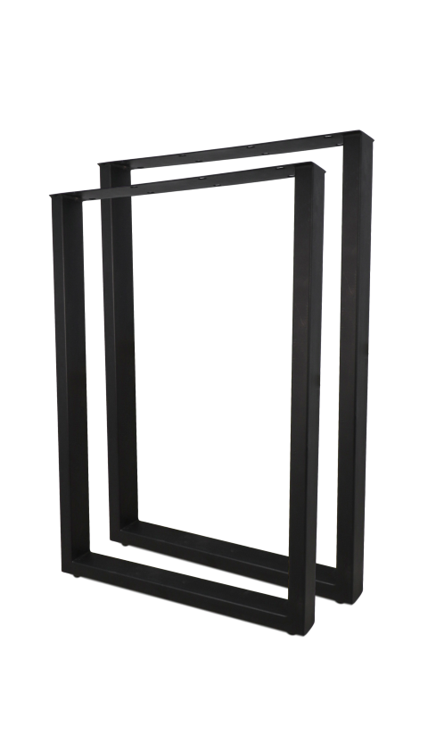 HSM Collection-Bartafelpoot Model U S/2-70x10x104-Zwart-Metaal