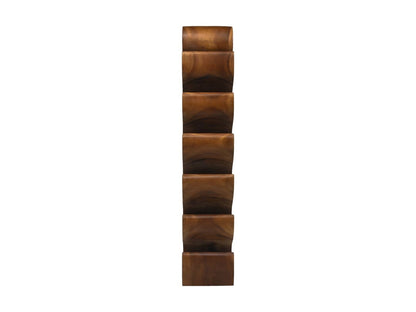 HSM Collection-Staand Wijnrek 12 Flessen-29x19x100-Bruin-Munggur
