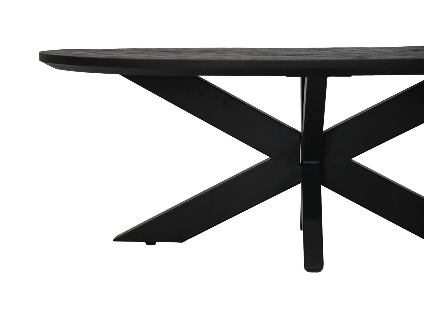 HSM Collection-Rechthoekige Salontafel Mozaiek-120x60x44-Zwart-Mango/Metaal