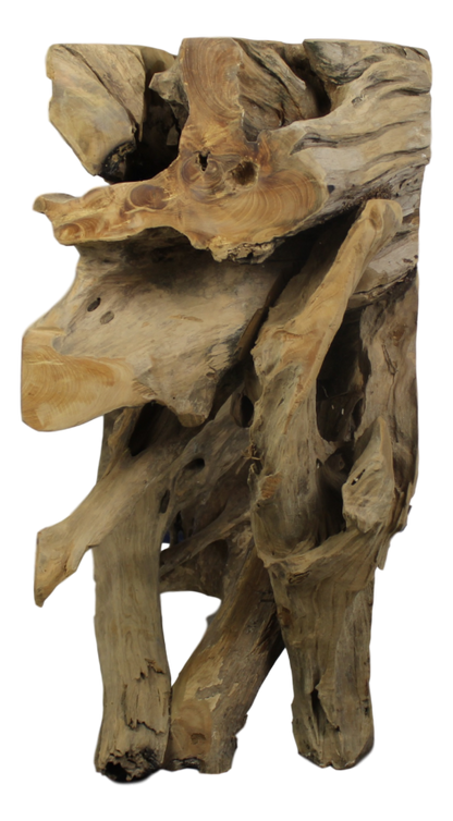 HSM Collection-Wandtafel Teak Root-150x40x80-Naturel-Teak