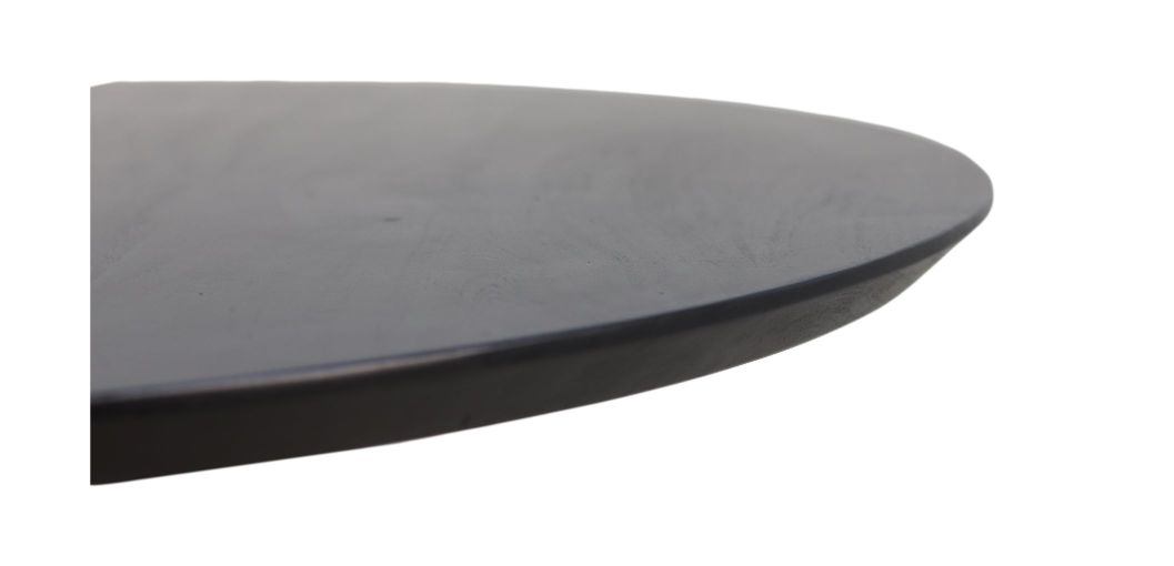 HSM Collection-Ronde Eettafel Zurich-ø140x76-Zwart-Mango/Metaal