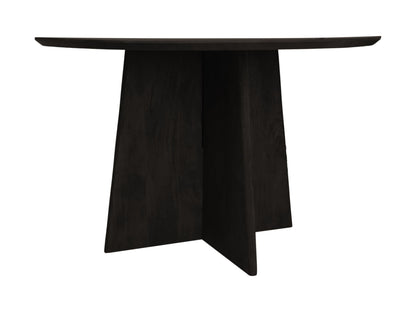 HSM Collection-Ronde Eettafel Kruispoot-ø140x77-Zwart-Mango