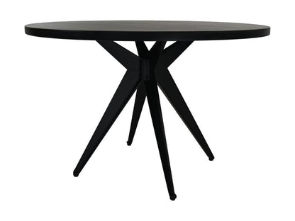 HSM Collection-Ronde Eettafel-ø140x76-Zwart-Mango/Metaal
