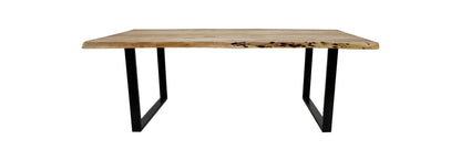 HSM Collection-Rechthoekige Eettafel Soho-260x100x73-Naturel/Zwart-Acacia/Metaal