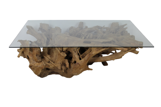 HSM Collection -Salontafel - teak wortelhout - 140x90 cm