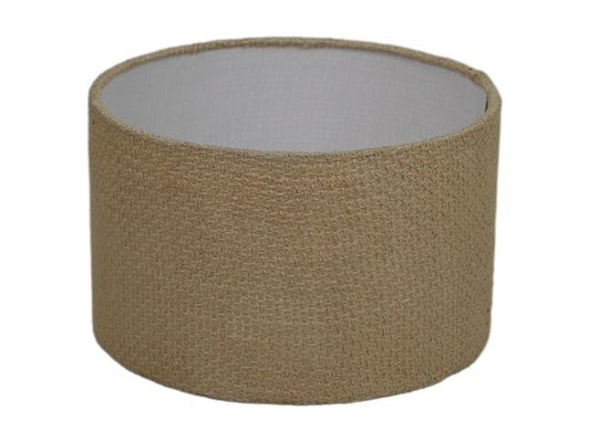 HSM Collection-Ronde Lampenkap-ø32x20-Creme-Jute