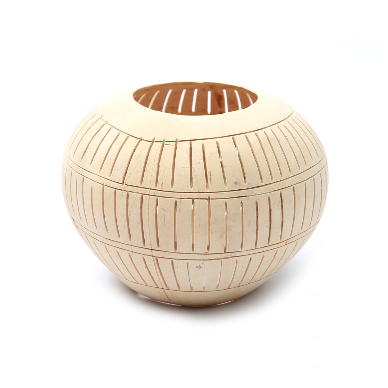 Bazar Bizar De Coconut Stripe Kaarshouder - Naturel