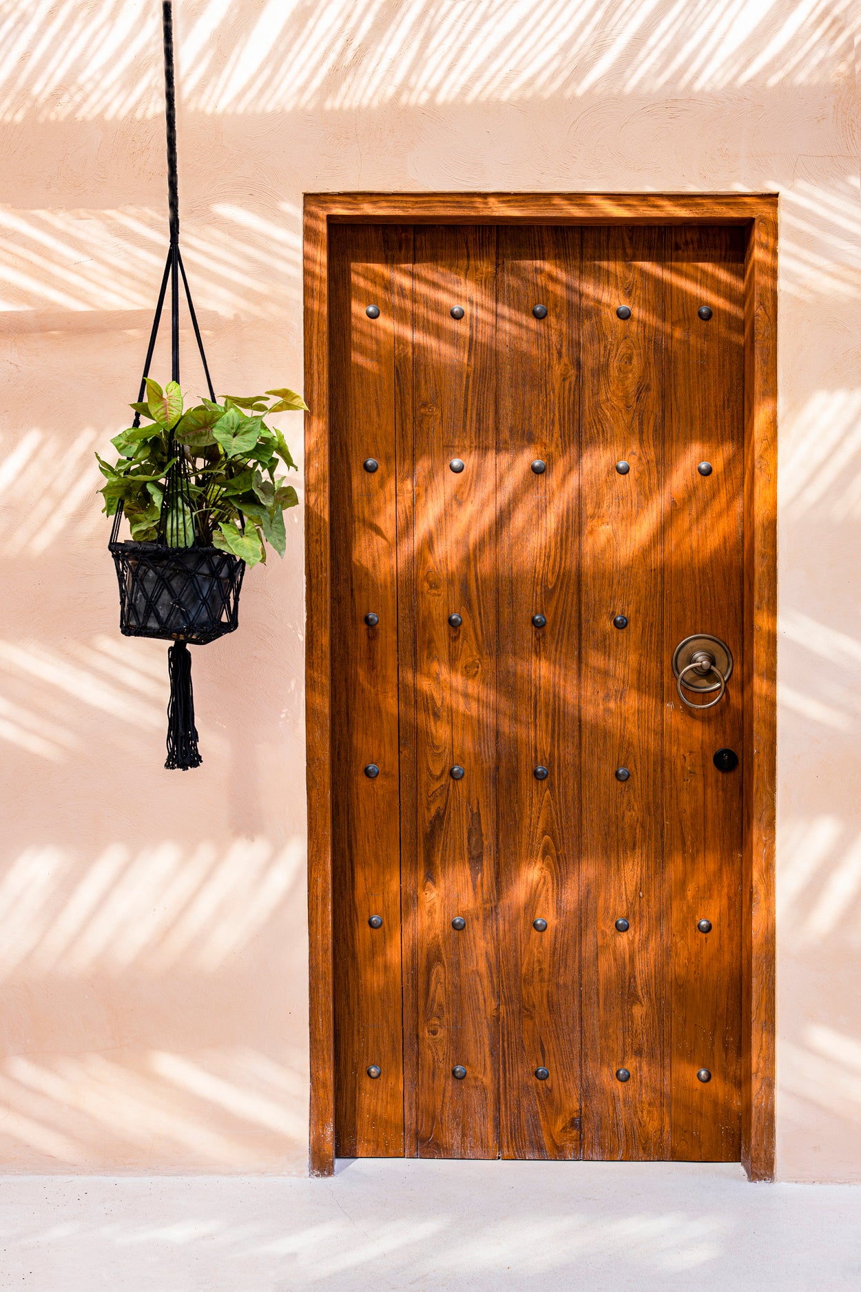 Bazar Bizar De Macrame Planthanger - Zwart - M